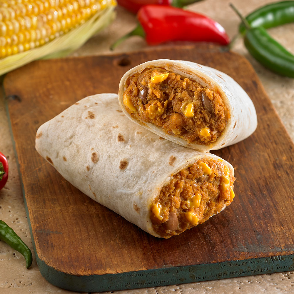 Bean & Cheese Burrito – Vegetarian - E.A. Sween Company