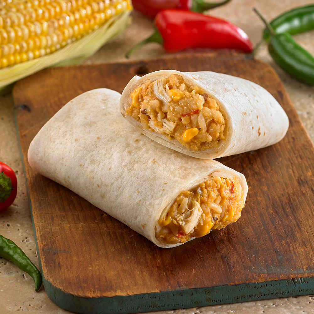 Chicken Rice Cheese Burrito E A Sween Company