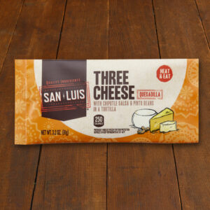 San Luis Three Cheese Quesadilla in Package